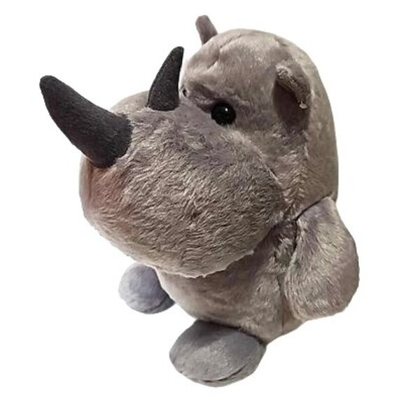 San Diego Zoo Safari Park Aurora Happy Rhino Plush December 2022 Soft and Cuddly - Picture 1 of 7